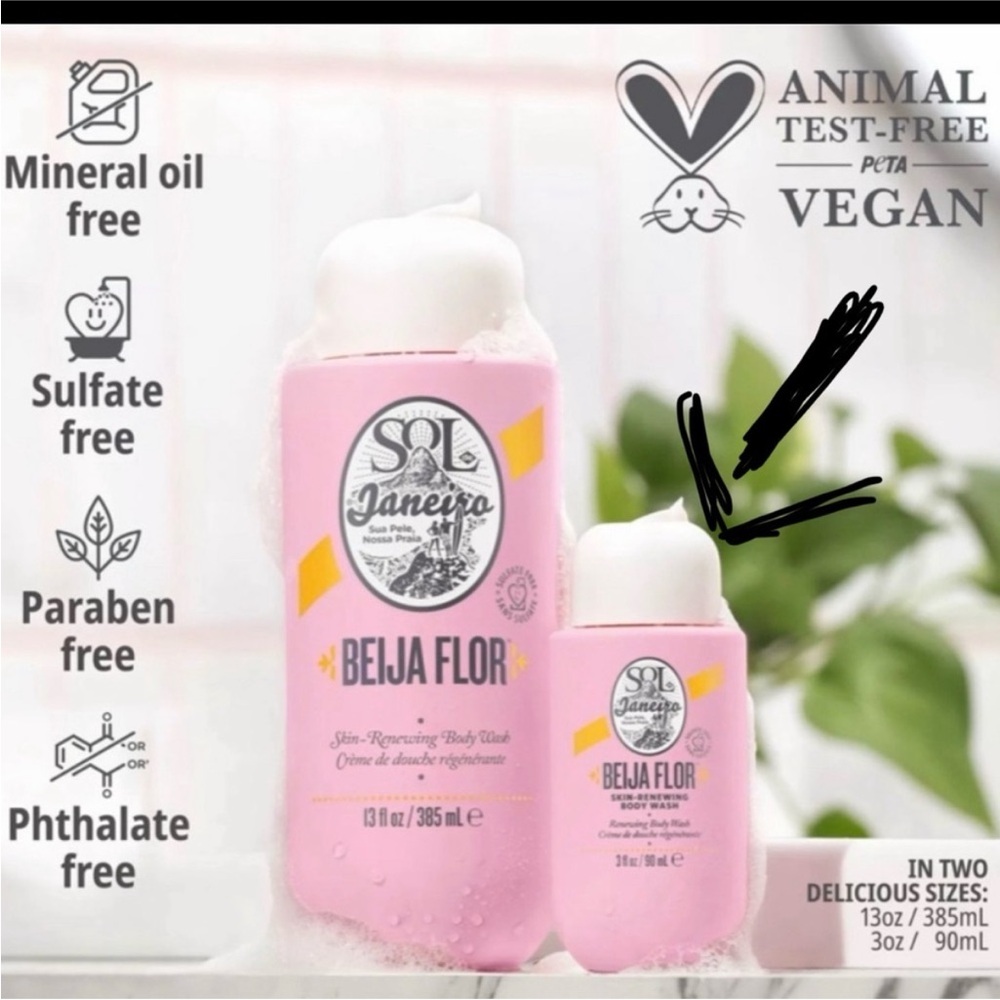 Sol de Janeiro Beija Flor Body Wash NWOT - Picture 3 of 9